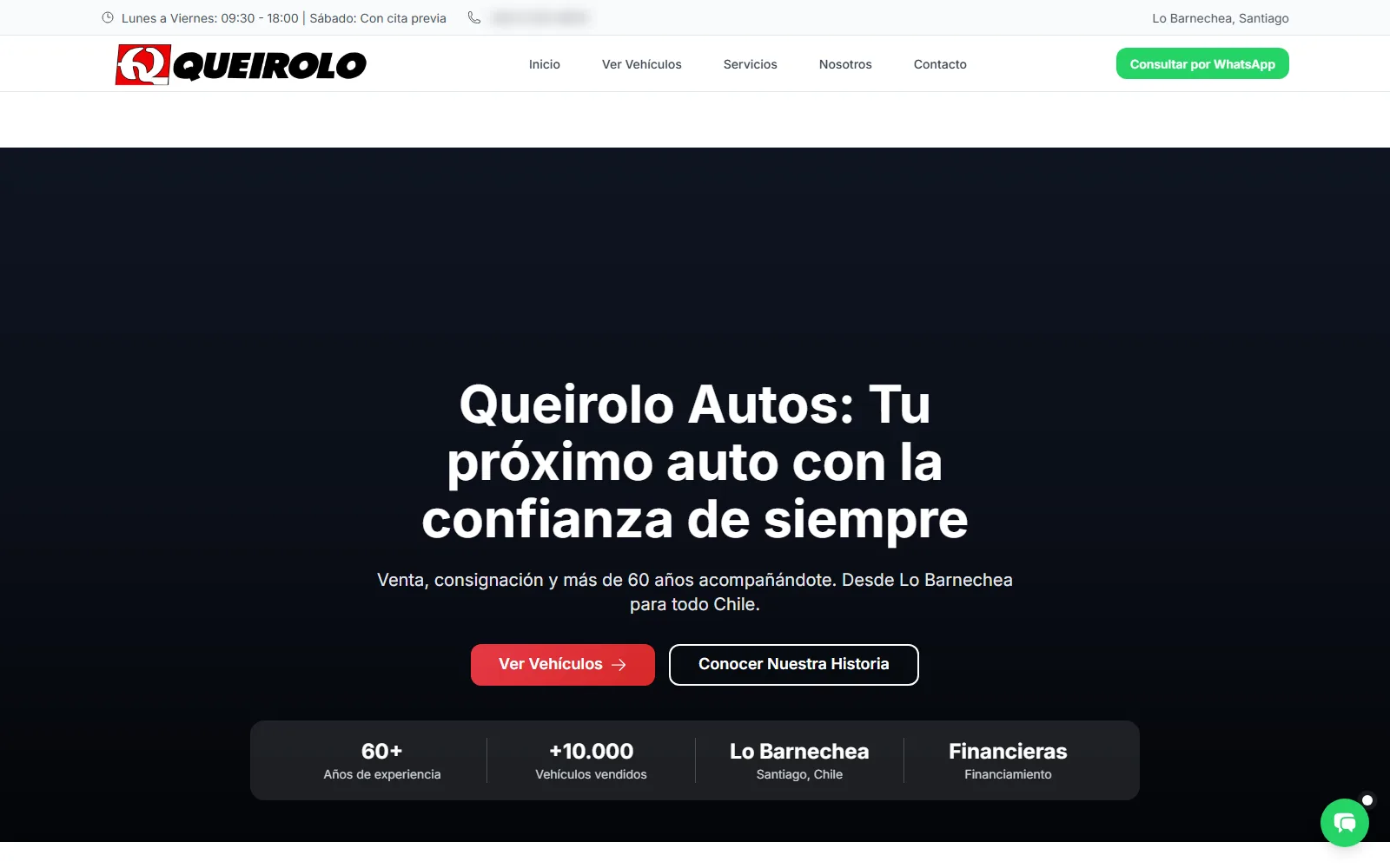Queirolo Autos: 60 años de trayectoria, ahora con su inventario en línea — Vista previa