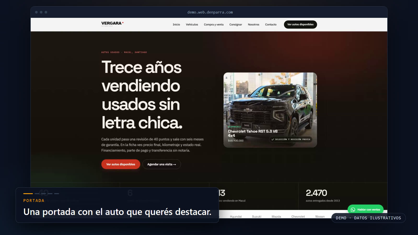 Tu automotora online, lista en semanas — Vista previa